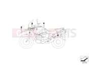 BMW Motorrad BMW 1997 R-Models 4V R 850 GS 95 (0403) Primed parts