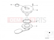 BMW Motorrad BMW 1997 R-Models 4V R 850 R 94 (0401,0406) Filler cap