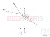 BMW Motorrad BMW 1997 R-Models 4V R 850 R 94 (0401,0406) Bowden cable/cable distributor