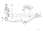 BMW Motorrad BMW 1997 R-Models 4V R 850 R 94 (0401,0406) Ignition light switch/locking mechanism