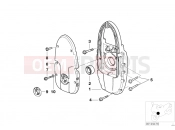 BMW Motorrad BMW 1997 R-Models 4V R 850 RT 96 (0412) Front cover/Alternator support cover