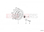 BMW Motorrad BMW 1997 R-Models 4V R 850 RT 96 (0412) Wheel hub rear