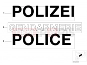 BMW Motorrad BMW 1997 R-Models 4V R 850 RT 96 (0412) Lettering, authorities