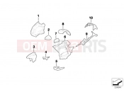 BMW Motorrad BMW 1997 R-Models 4V R 850 RT 96 (0412) Primed parts
