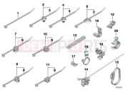 BMW Motorrad BMW 1997 R-Models 4V R 850 RT 96 (0412) Cable strap, hose/cable clip