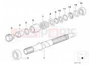 BMW Motorrad BMW 1999 R-Models 4V R 850 R 02 (0428) Drive Shaft