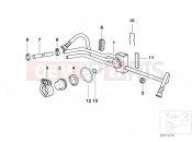 BMW Motorrad BMW 2000 R-Models 4V R 850 RT 96 (0412) Fuel distributor/Pressure regulator