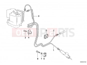 BMW Motorrad BMW 2000 R-Models 4V R 850 RT 96 (0412) Brake pipe rear ABS
