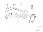BMW Motorrad BMW 2000 R-Models 4V R 850 RT 96 (0412) Wheelspeed sensor, rear