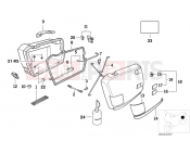 Integral case single parts - BMW Motorrad R 65 RT SF 1987