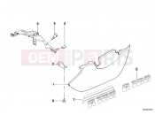 Battery cover - BMW Motorrad R 65 RT SF 1987