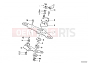 Upper fork cross brace - BMW Motorrad R 80 RT 1987