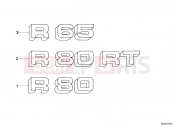 Sticker - BMW Motorrad R 80 RT 1987