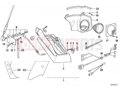 Radio installing kit - BMW Motorrad R 80 RT 1987