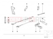 Retrofit kit, socket - BMW Motorrad R 100 RT 1987