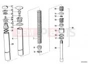 Riser pipe/Absorber - BMW Motorrad R 80 RT 1988