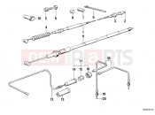 Bowden cable - BMW Motorrad R 80 RT 1988