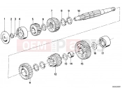 BMW Motorrad BMW CLASSIC 1984 R-Models 2V R 80 RT Output shaft