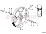 Cast rim, front - BMW Motorrad R 100 RT 1990
