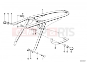 Rear frame - BMW Motorrad R 100 RT 1990