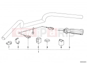 Retrofit kit, heated handle - BMW Motorrad R 100 RS 1992