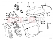 Engine cowl/Windshield - BMW Motorrad R 100 RS 1992