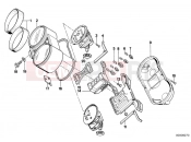 Instruments/mounting parts - BMW Motorrad R 100 RT 1992