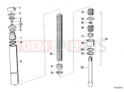 Riser pipe/Absorber - BMW Motorrad R 100 RT 1993