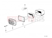Turn indicator, rear - BMW Motorrad R 100 RT 1993