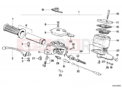 Handle unit, right - BMW Motorrad R 80 1994