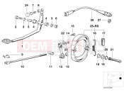 Rear wheel brake - BMW Motorrad R 80 RT 1994