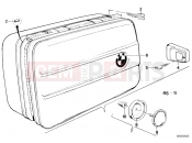 Set motocase black - BMW Motorrad R 80 RT 1994