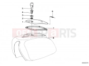 Fuel tank-tool container - BMW Motorrad R 80 RT 1995