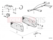 Additional headlight - BMW Motorrad R 100 RT 1995