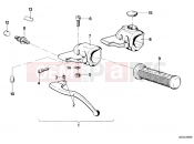 BMW Motorrad BMW CLASSIC 1978 R-Models 2V R 75 /7 Handle unit left