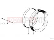 BMW Motorrad BMW CLASSIC 1978 R-Models 2V R 75 /7 Spoke wheel rim/spoke
