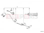 BMW Motorrad BMW CLASSIC 1978 R-Models 2V R 100 RT Retrofit kit, heated handle