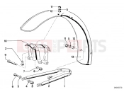 BMW Motorrad BMW CLASSIC 1982 R-Models 2V R 60 TIC Mudguard front