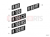 BMW Motorrad BMW CLASSIC 1982 R-Models 2V R 80 RT Sticker
