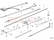 Various additional cable harnesses - BMW Motorrad R 80 ST 1982