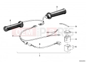 BMW Motorrad BMW CLASSIC 1982 R-Models 2V R 100 RS Retrofit kit, heated handle