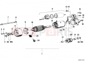 BMW Motorrad BMW CLASSIC 1982 R-Models 2V R 100 RT Starter single parts