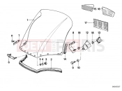 BMW Motorrad BMW CLASSIC 1982 R-Boxer R45T Windshield
