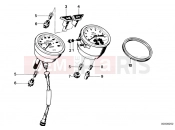 BMW Motorrad BMW CLASSIC 1982 R-Boxer R45T Instruments combinat-.single components