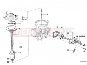 BMW Motorrad BMW CLASSIC 1982 R-Boxer R65LS Carburetor cap/piston/starter housing