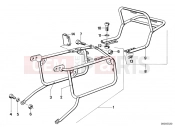 Set case holder - BMW Motorrad R65T 1982