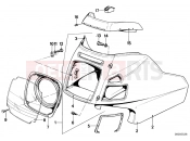 Casing upper part/dashboard - BMW Motorrad R65T 1982