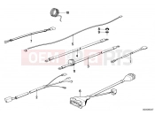 Various additional cable harnesses - BMW Motorrad R65T 1982