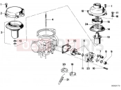 Carburetor-piston/nozzle needle - BMW Motorrad R 80 RT 1983