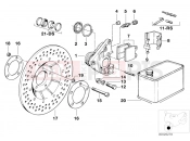 Front wheel brake - BMW Motorrad R45 1981